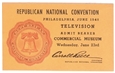 Dewey 1948 Convention Ticket