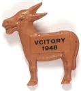 Victory 1948 Democratic Donkey Pin