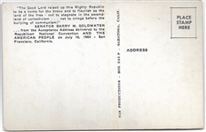 Barry Goldwater Postcard