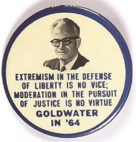 Goldwater Classic Extremism Pin