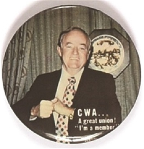 Humphrey CWA Labor Pin