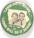 Carter, Mondale Iowa Labor Pin