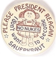 Reagan I Don’t Want to be Sauerkraut