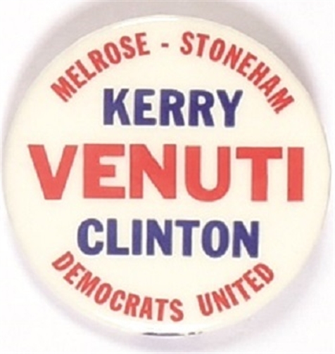 Clinton, Kerry, Venuti Massachusetts Coattail