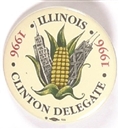 Clinton Scarce Illinois Delegate Pin