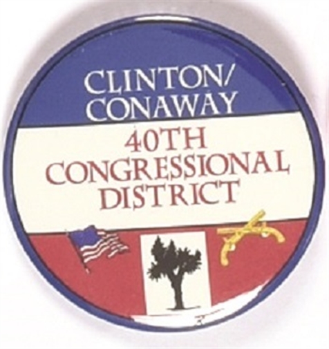 Clinton, Conaway California Coattail