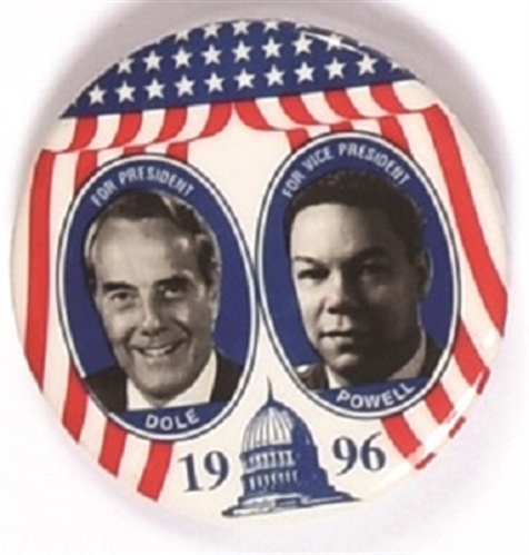 Dole, Powell 1996 GOP Hopeful Ticket