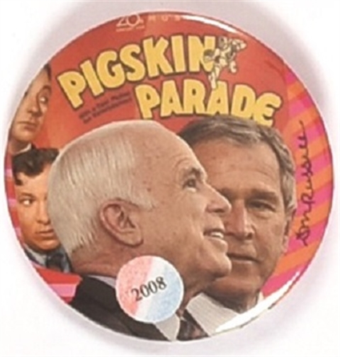 McCain, Bush Pigskin Parade