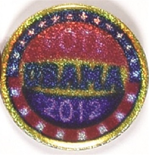 Obama 2008 Unusual Shiny Celluloid