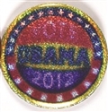 Obama 2008 Unusual Shiny Celluloid