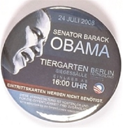Obama Tiergarten Berlin