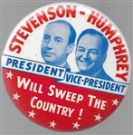 Stevenson, Humphrey Will Sweep the Country
