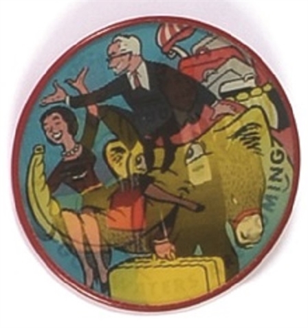 Colorful Goldwater Goodbye LBJ Flasher