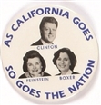 Clinton, Feinstein, Boxer California Coattail