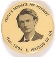Thomas Watson Peoples Candidate for President