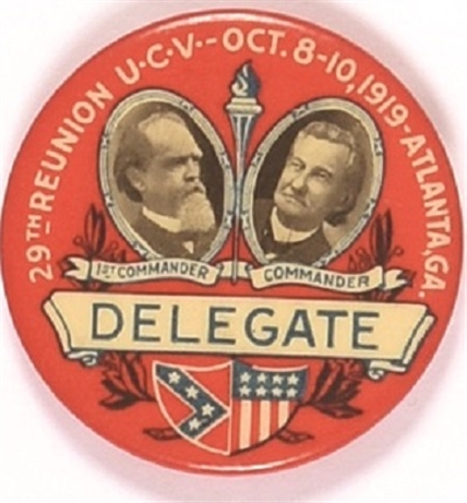 United Confederate Veterans 1919 Atlanta Pin
