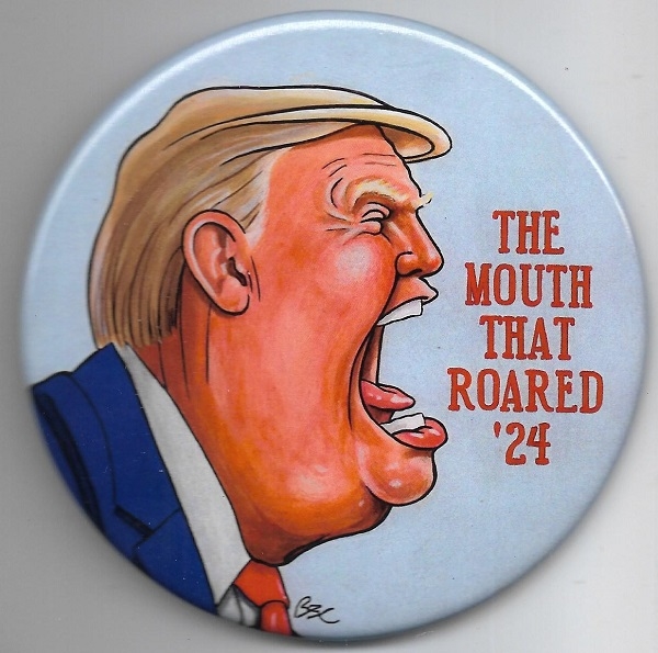 Trump Mouth That Roared Rare Celluloid