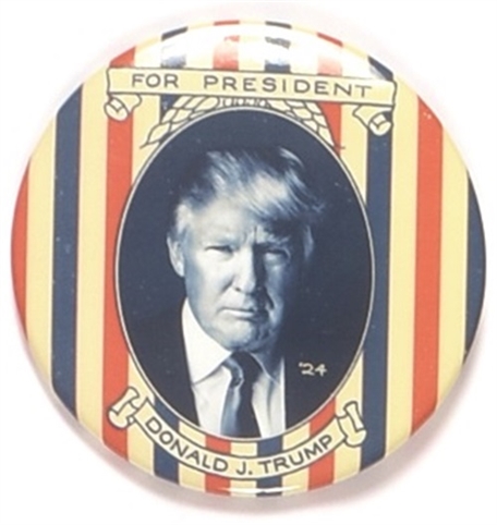 Trump 4 Inch Stripes Celluloid