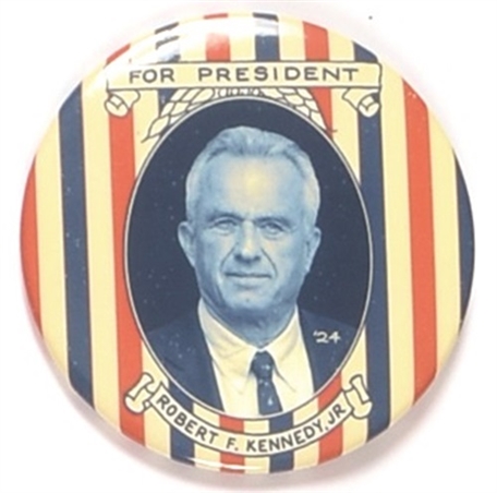 RFK Jr. 4 Inch Stripes Celluloid