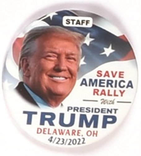 Trump Ohio Rally Staff