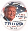 Trump Ohio Rally Staff