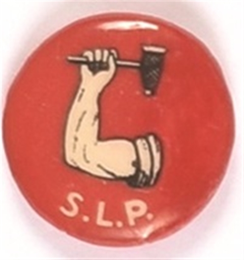 Socialist Labor Party Arm and Hammer Celluloid