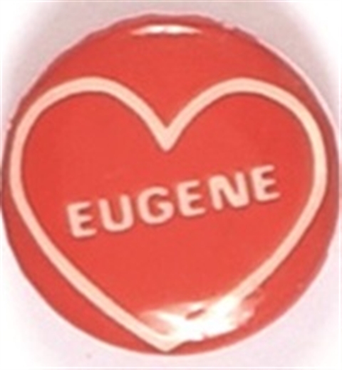 Eugene McCarthy Smaller Heart Pin