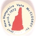 New Hampshire for McCloskey