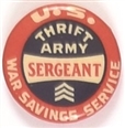 WW I Thrift Army Sergeant