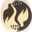 Vietnam Black and White Doves Celluloid