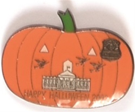 Secret Service Halloween Pin