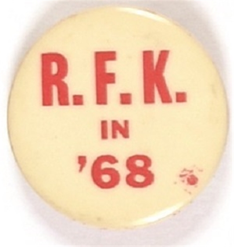 RFK in 68 Red Letters