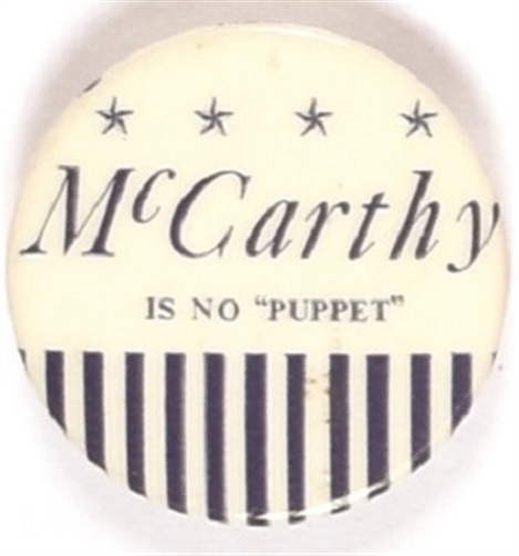 McCarthy is No Puppet