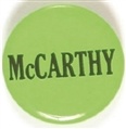 McCarthy Unusual Green Celluloid