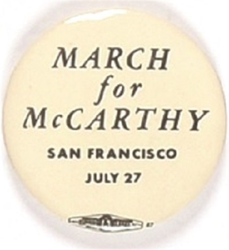San Francisco March for McCarthy