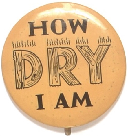How Dry I Am Prohibition Auto Tag