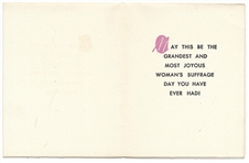 Greeting on Woman's Suffrage Day