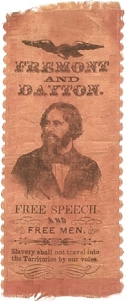 Fremont and Dayton Free Speech and Free Men Ribbon