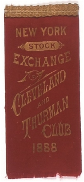 Cleveland, Thurman New York Stock Exchange Ribbon