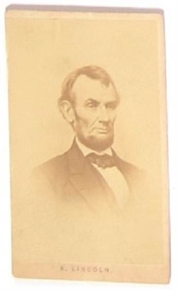 Lincoln Carte de Visite