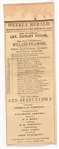 Taylor Ohio Ballot Cut from Newspaper
