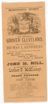 Cleveland, Hendricks New Hampshire Ballot