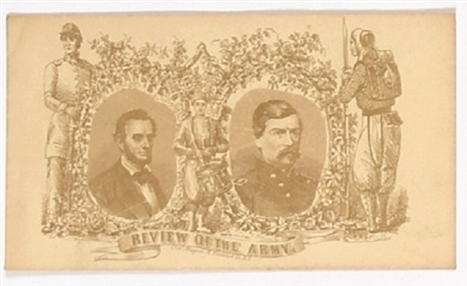 Lincoln, McClellan Civil War Cover