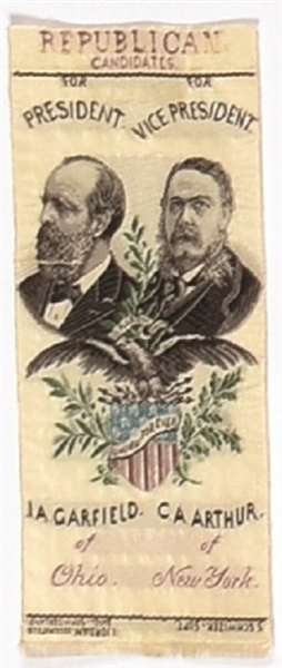 Garfield, Arthur Rare Woven Ribbon