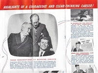 JFK for Senator Massachusetts Pamphlet