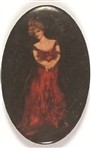 Colorful Young Woman Celluloid Mirror