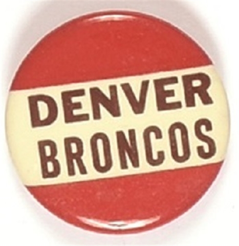 Denver Broncos Celluloid