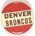 Denver Broncos Celluloid