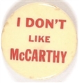 I Dont Like Joe McCarthy