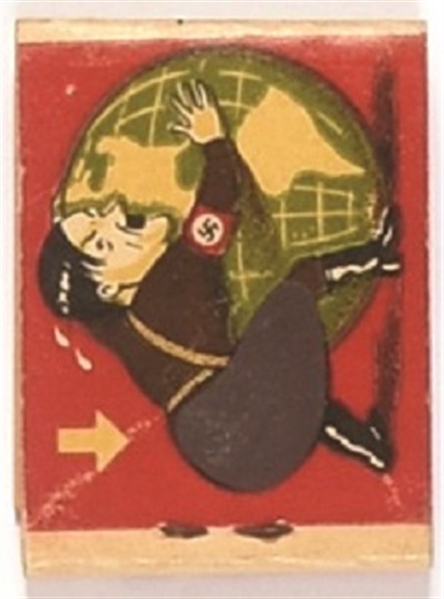 Anti Hitler WW II Matchbook